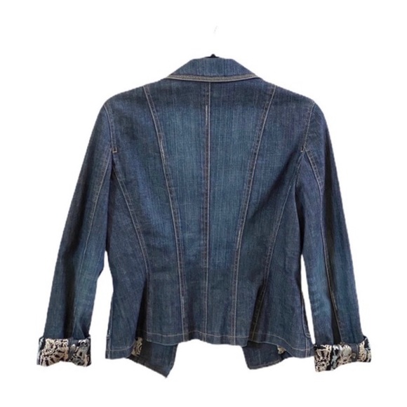 Elie Tahari Denim Jacket - Picture 2 of 6